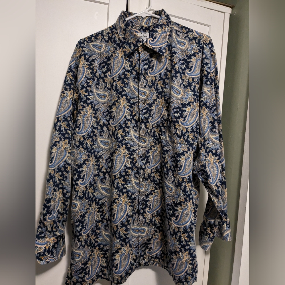 Maus and Hoffman paisley shirt
